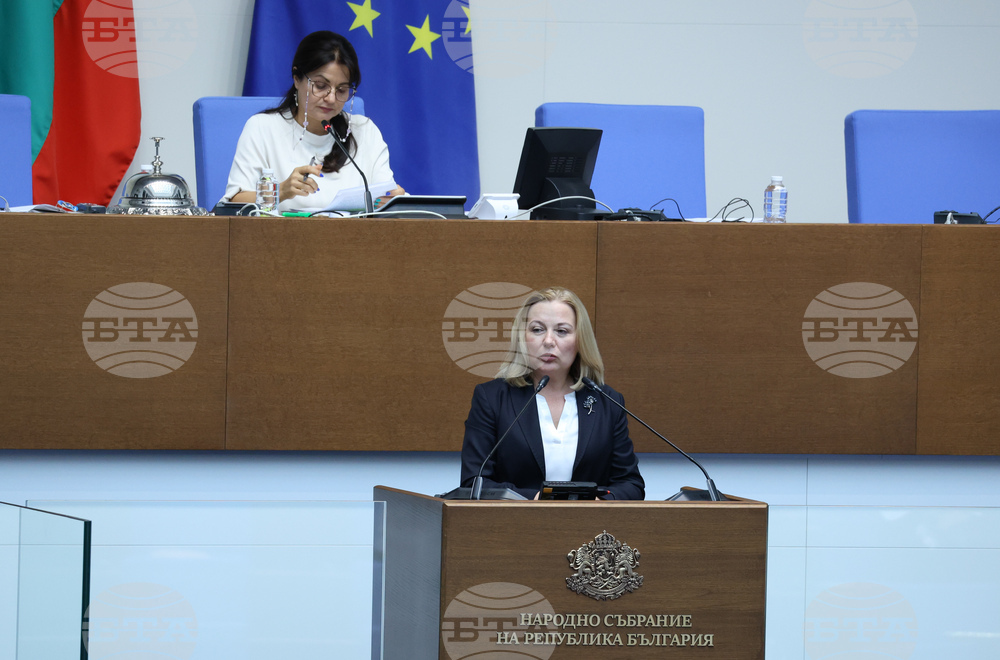 Парламент - заседание - Надежда Йорданова
