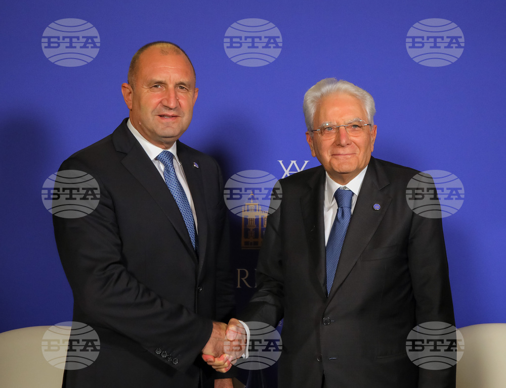 EUR 7 Bln in Bilateral Trade Says a Lot about Bulgaria's Cooperation with Italy, Presidents Radev and Mattarella Concur