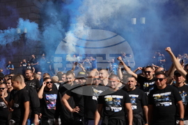 ПФК "Левски" - привърженици - шествие