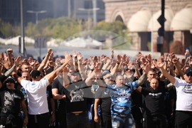 ПФК "Левски" - привърженици - шествие