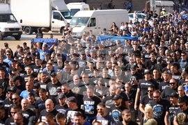 ПФК "Левски" - привърженици - шествие