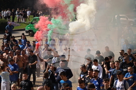 ПФК "Левски" - привърженици - шествие