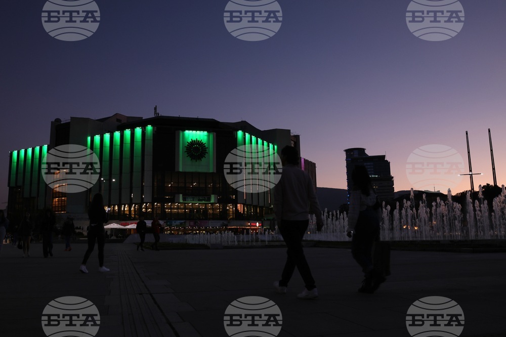 Европейски ден на донорството и трансплантацията - НДК - зелено осветление