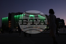 Европейски ден на донорството и трансплантацията - НДК - зелено осветление