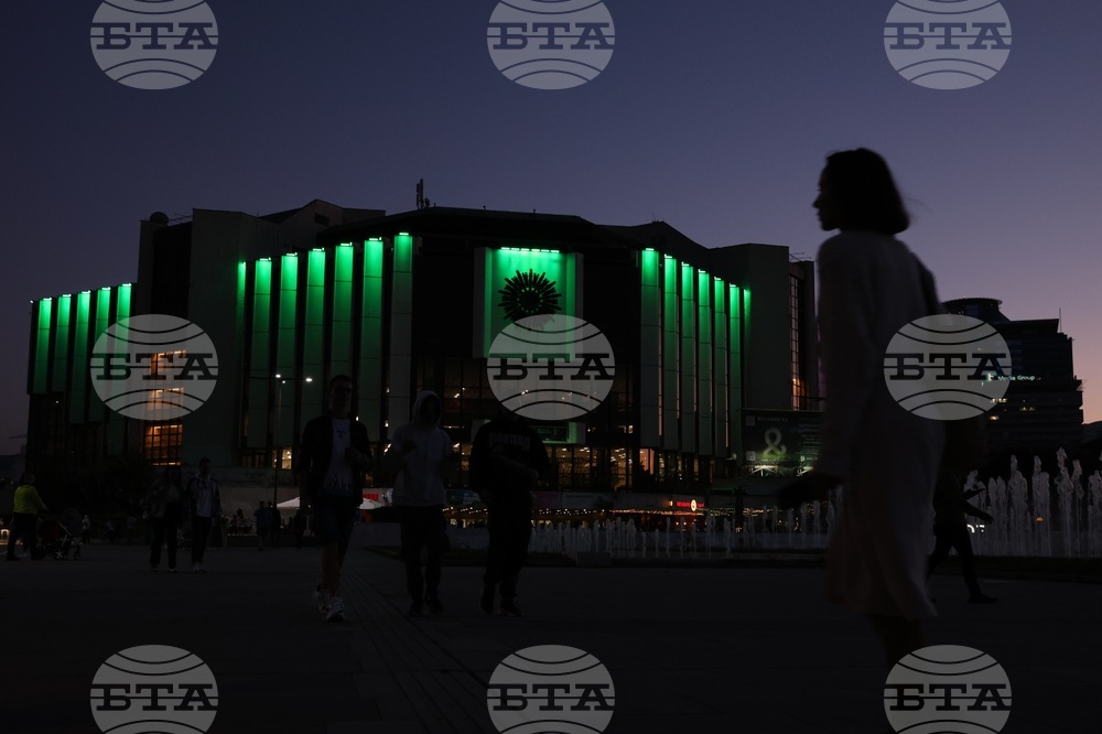 Европейски ден на донорството и трансплантацията - НДК - зелено осветление