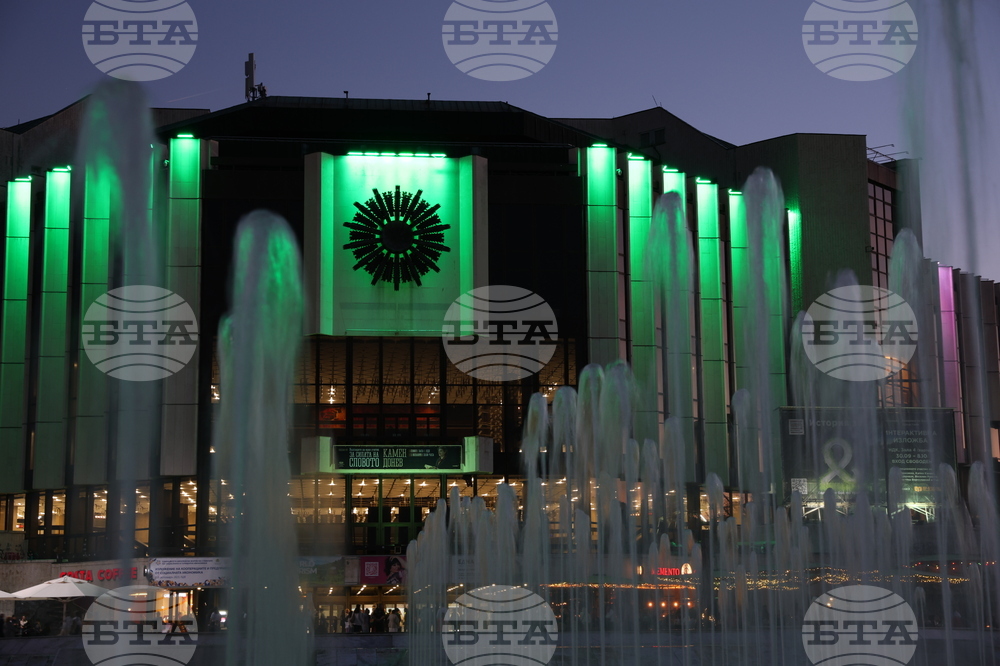 Европейски ден на донорството и трансплантацията - НДК - зелено осветление