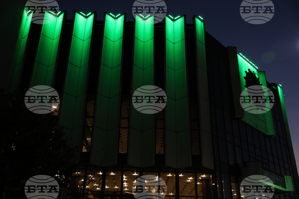 Европейски ден на донорството и трансплантацията - НДК - зелено осветление