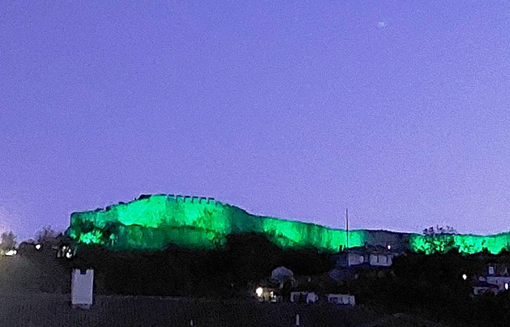 Община Ловеч: Ловешката крепост в зелено заради Европейския ден на донорството