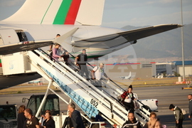 Летище “София” - Израел - евакуирани българи - посрещане