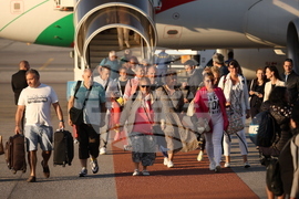 Летище “София” - Израел - евакуирани българи - посрещане