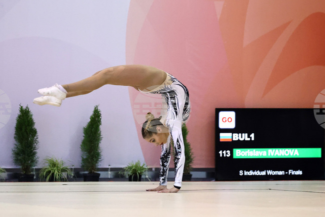 Борислава Иванова спечели три златни медала на Държавното първенство по спортна аеробика в Пловдив