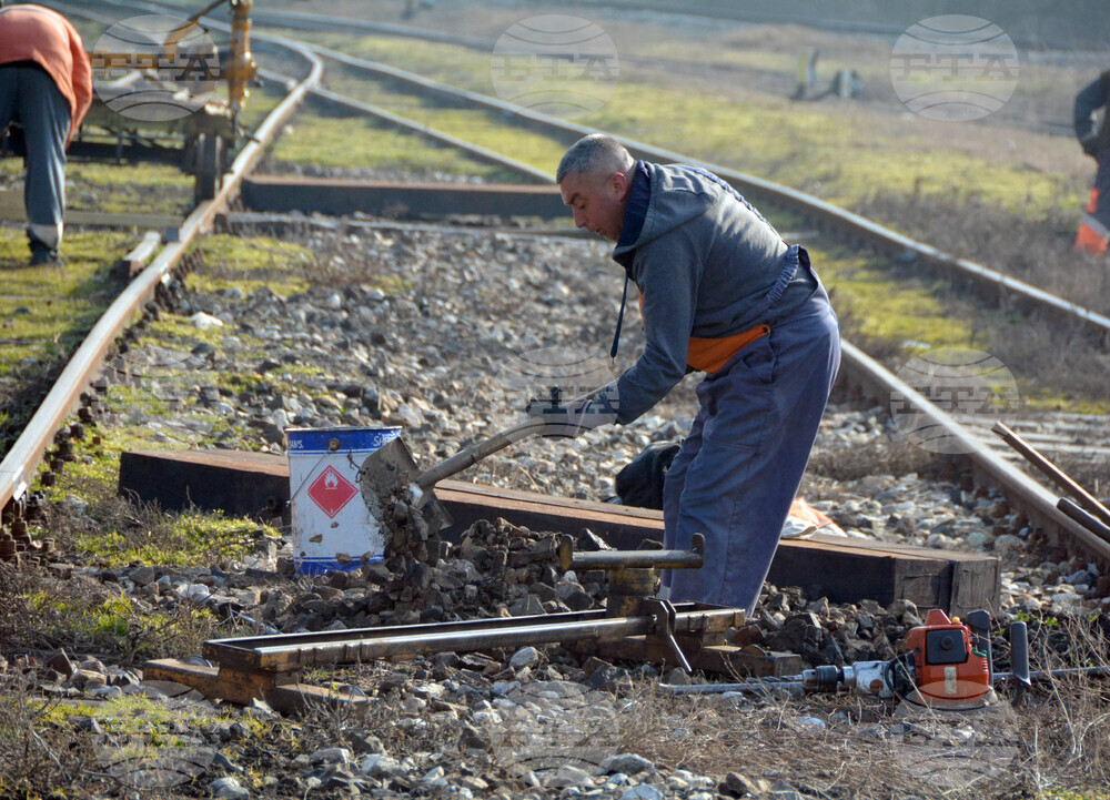 Хасково - гара - релси - ремонт