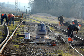 Хасково - гара - релси - ремонт