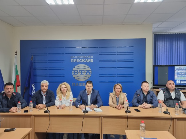 Пресконференция на Александър Николов, кандидат за кмет на община Плевен
