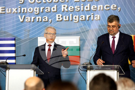 Варна - България, Румъния и Гърция - тристранна среща - пресконференция