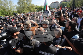 Ден на Европа - годишнина - паметник - протестиращи