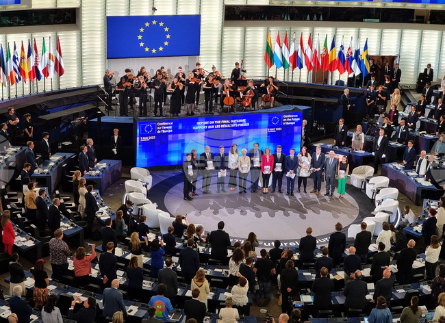 Франция - Страсбург - ЕС - Ден на Европа - Бъдещето на Европа - конференция