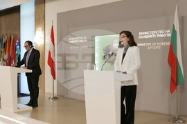 Министър Генчовска прие министъра по европейските и международните въпроси на Австрия Александер Шаленберг