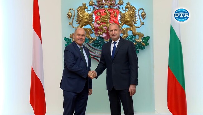 Приемането на България в Шенген е национален приоритет, каза президентът Румен Радев на среща с председателя на Националния съвет на Австрия Волфганг Соботка