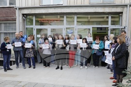 Русе - Национален статистически институт - протест