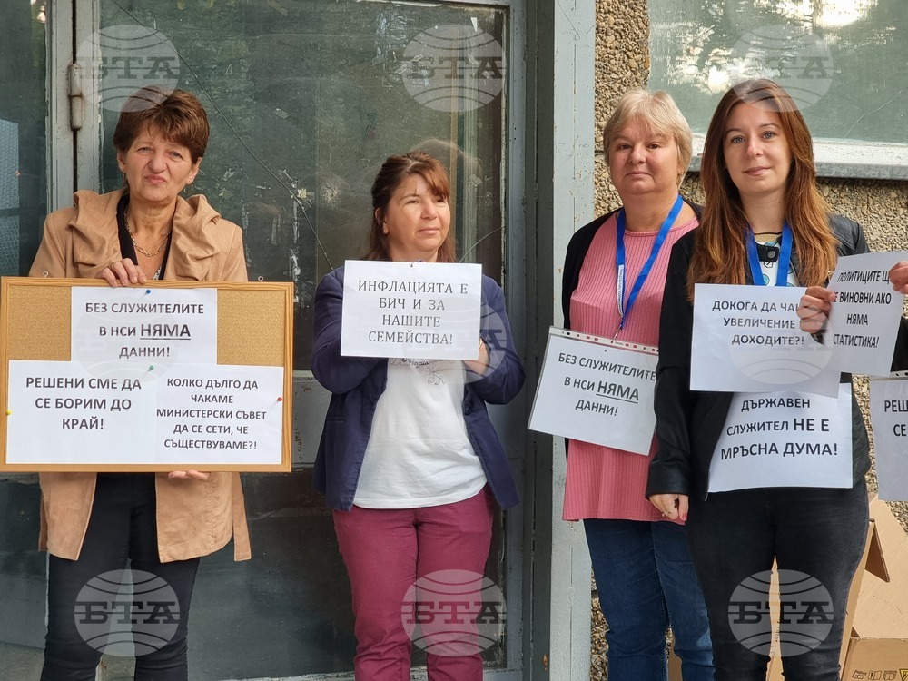 Ловеч - Национален статистически институт (НСИ) - протест