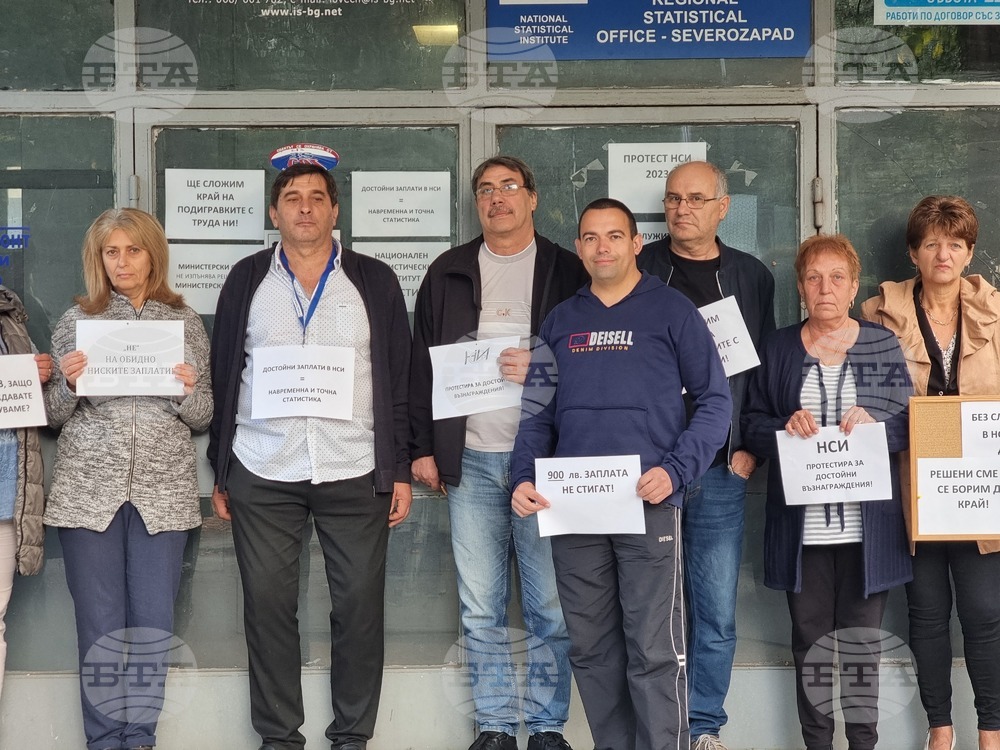 Ловеч - Национален статистически институт (НСИ) - протест