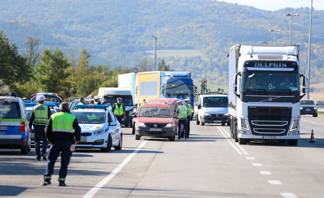 Пътна полиция - специализирана полицейска операция - пътен контрол