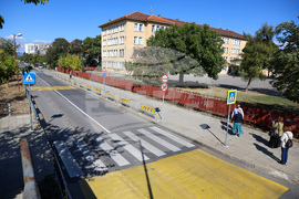 130 СУ „Стефан Караджа" - пътна маркировка