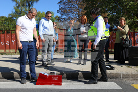 130 СУ „Стефан Караджа" - пътна маркировка