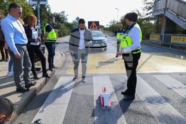 130 СУ „Стефан Караджа" - пътна маркировка