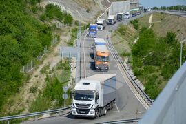 Благоевград - АМ „Струма“ - протест - превозвачи