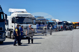 Ямбол - АМ "Тракия" - протест - превозвачи