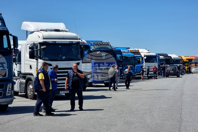 Ямбол - АМ "Тракия" - протест - превозвачи