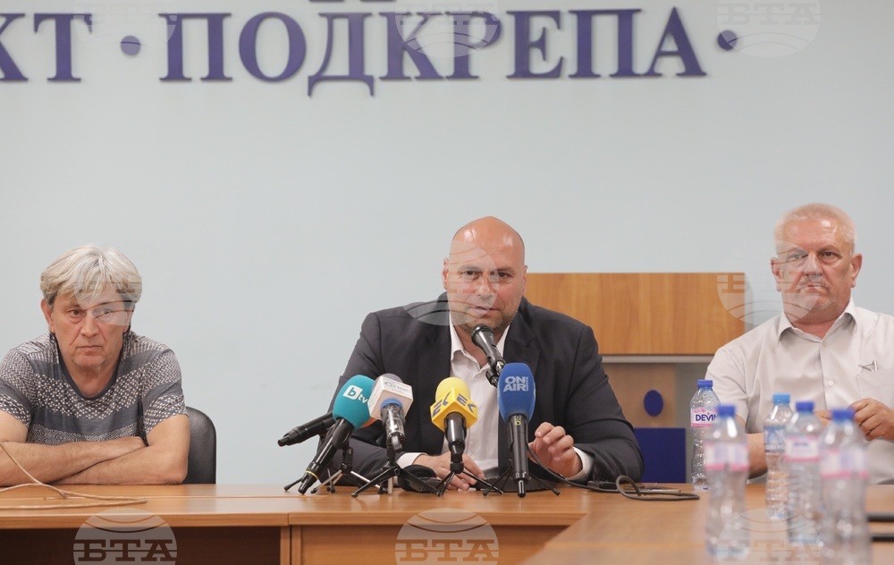 КТ Подкрепа - брифинг