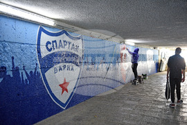 Варна - подлез - футболен клуб - графити