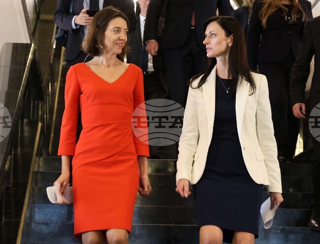 МВнР - Мария Габриел - Лоранс Бун - пресконференция