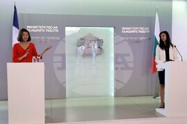 МВнР - Мария Габриел - Лоранс Бун - пресконференция