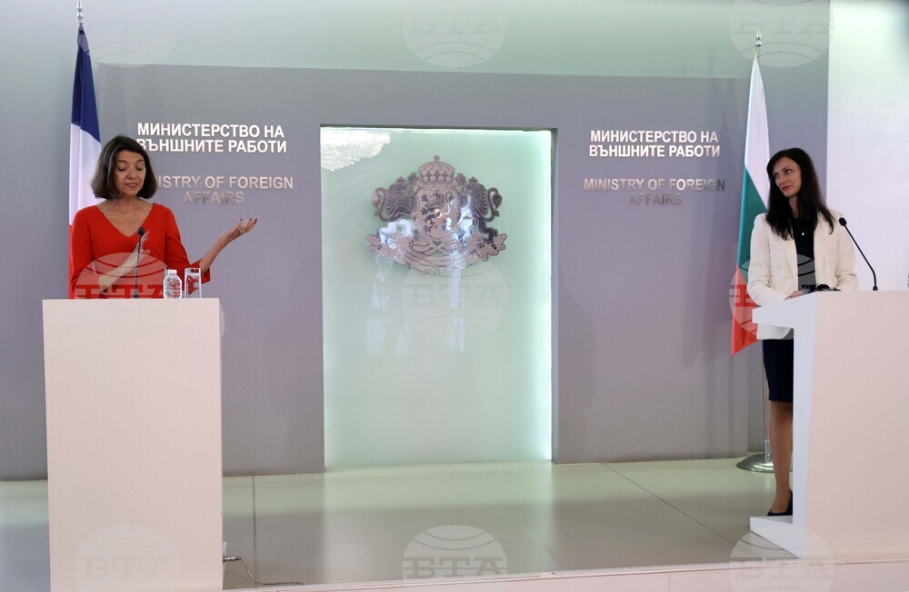 МВнР - Мария Габриел - Лоранс Бун - пресконференция