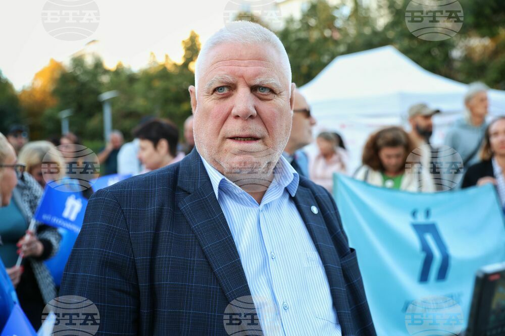 Бургас - протест в подкрепа на енергетици и миньори - Иван Костадинов