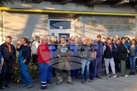 Перник - миньори и енергетици - протест