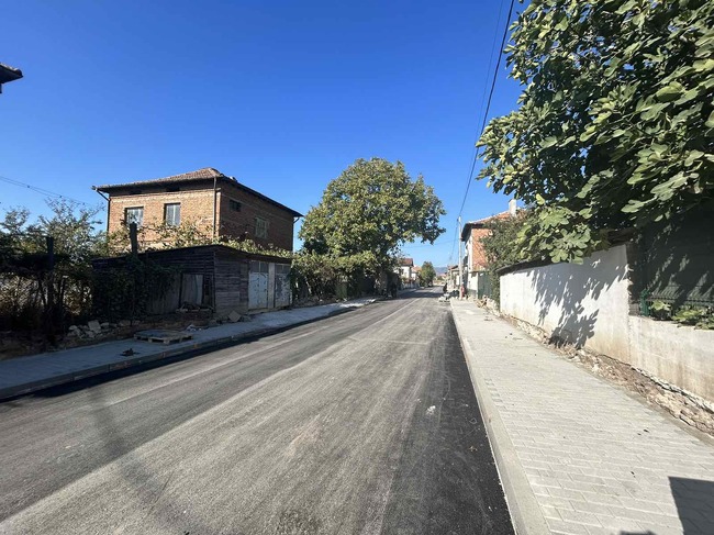 Нова улица в село Ново Делчево, община Сандански