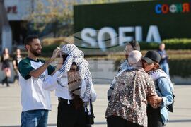 Протест - палестински народ - подкрепа