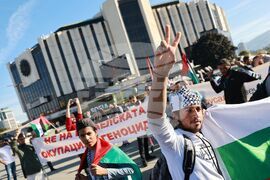 Протест - палестински народ - подкрепа