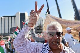 Протест - палестински народ - подкрепа