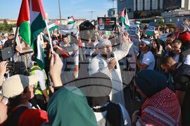 Протест - палестински народ - подкрепа