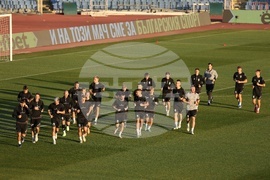 Футбол - Литва - тренировка