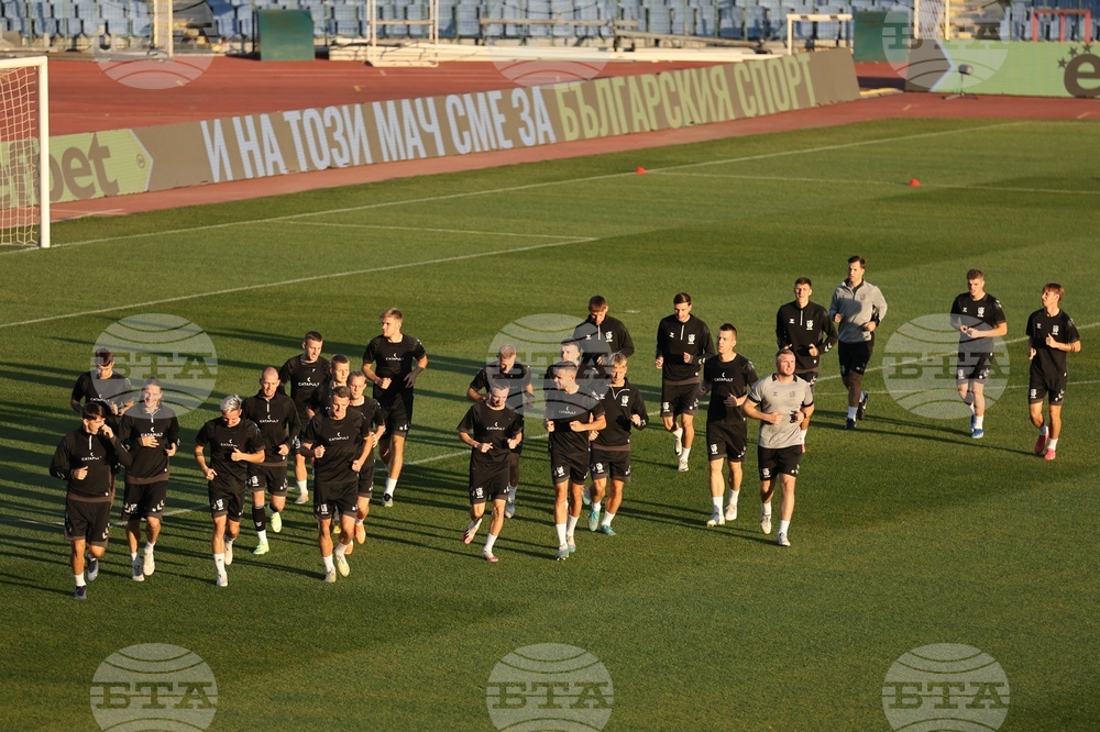 Футбол - Литва - тренировка