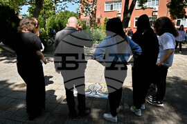 Пловдив - ученици - стенописно пано