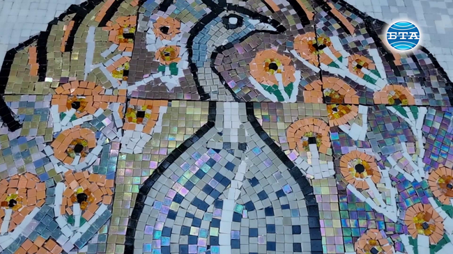 Ученици от четири държави изработиха в Пловдив стенописно пано 