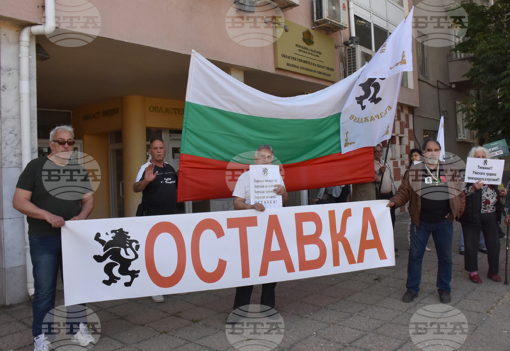 Видин - партия "Възраждане" - протест